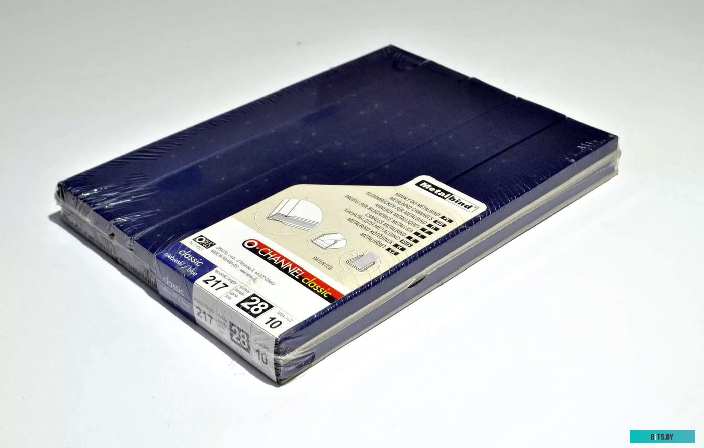 Металлический канал для переплета OPUS Classic 217x28 мм OCH2821710NIE (10 шт, синий)