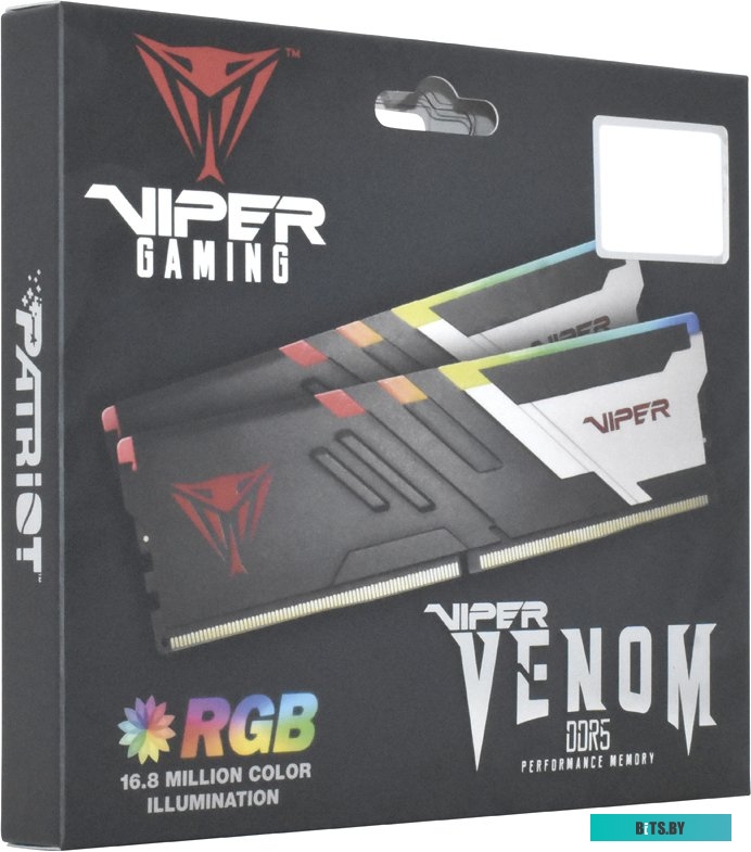 Оперативная память Patriot Viper Venom RGB 2x16ГБ DDR5 7200МГц PVVR532G720C34K