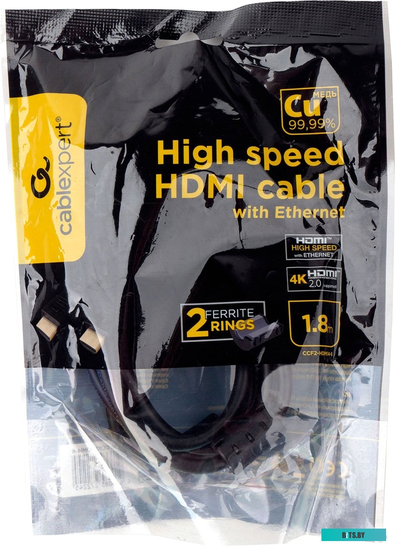 Кабель Cablexpert CCF2-HDMI4-6 HDM - HDMI (1.8 м, черный)