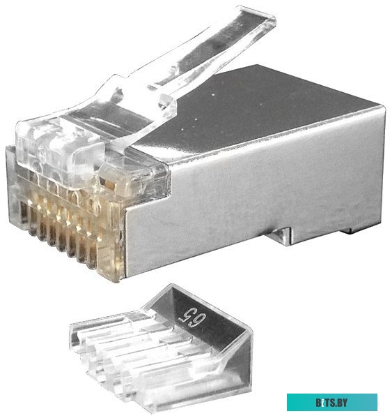 49383 Hyperline PLUG-8P8C-UV-C6-SH-100 RJ45 (100 шт)