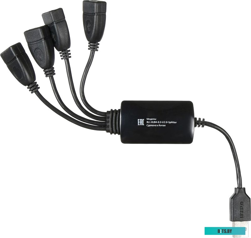 Концентратор USB (Хаб) Buro BU-HUB4-0.3-U2.0-Splitter