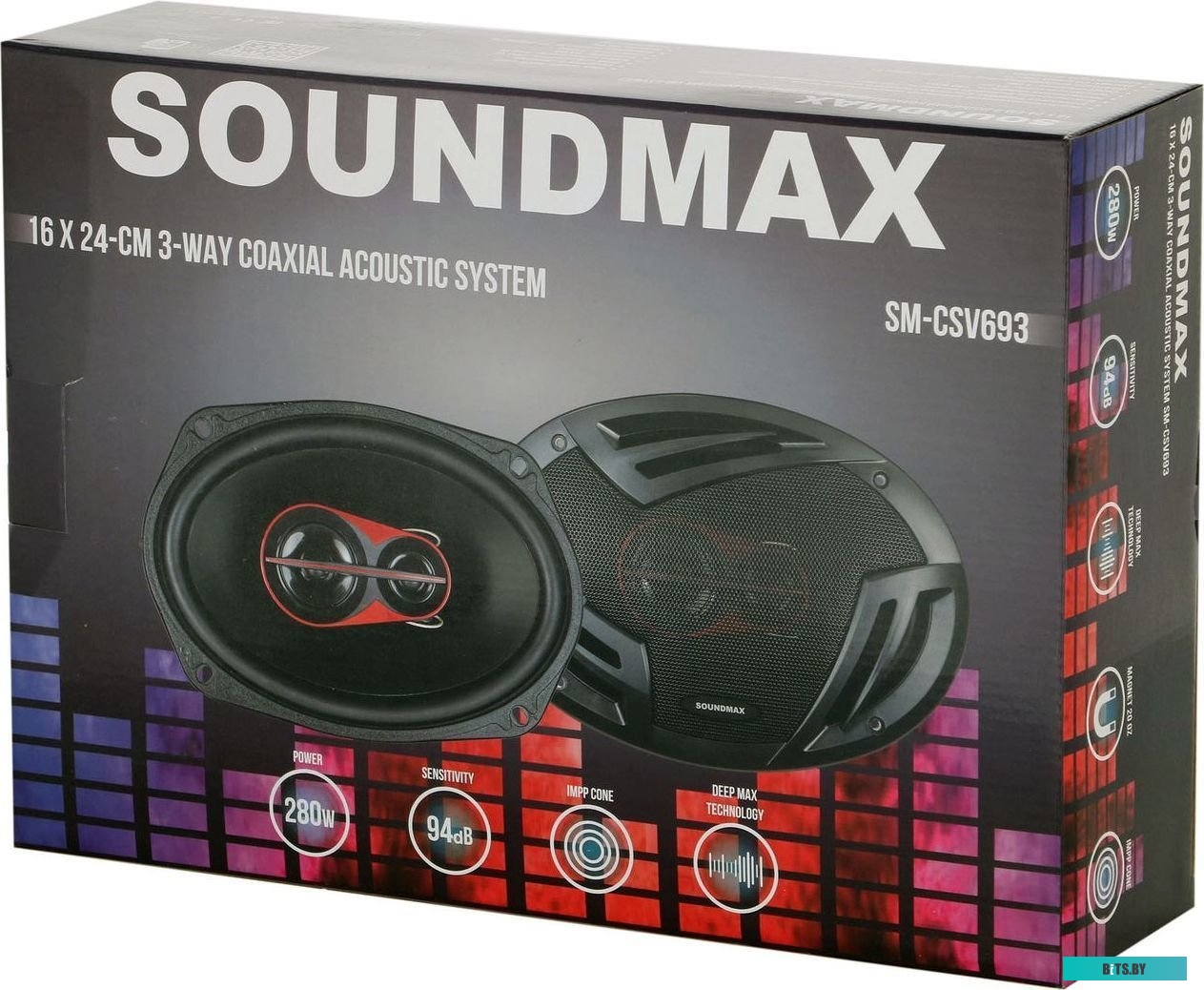 SM-CSV693 Колонки автомобильные Soundmax SM-CSV693