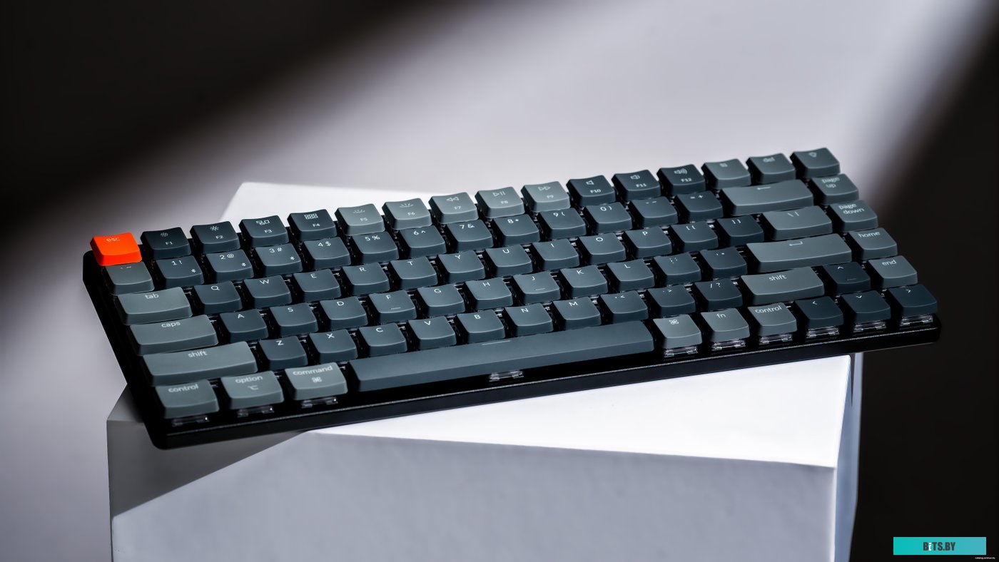 Клавиатура беспроводная механическая Keychron K3, Bluetooth, RGB, Red Switch, Черный/Серый K3E1