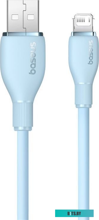 Кабель Baseus Pudding Series USB Type-A - Lightning (2 м, голубой) 