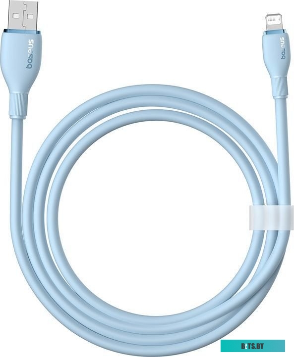 Кабель Baseus Pudding Series USB Type-A - Lightning (2 м, голубой) 