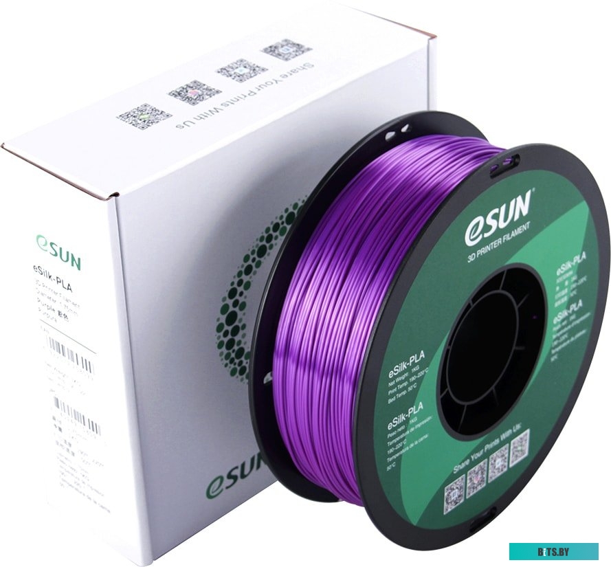 Т0030642 eSUN eSilk PLA 1.75 мм 1000 г (фиолетовый)