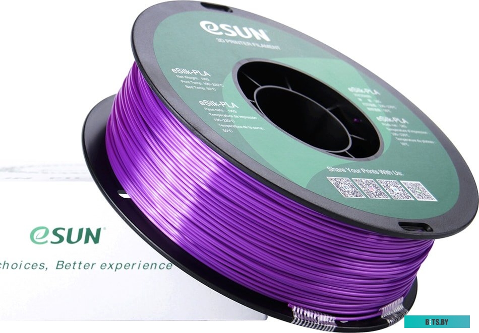 Т0030642 eSUN eSilk PLA 1.75 мм 1000 г (фиолетовый)