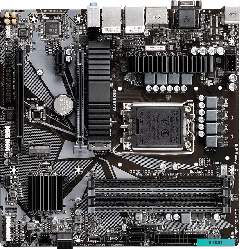 Gigabyte Q670M D3H DDR4 (rev. 1.0)