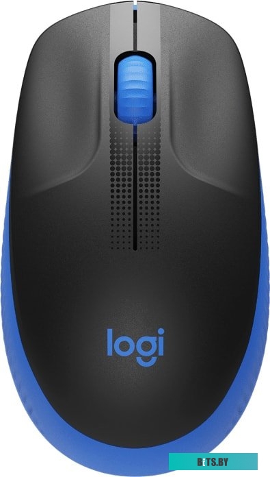 Мышь беспроводная Logitech M190, 1000dpi, Wireless/USB, Черный/Синий, 910-005925