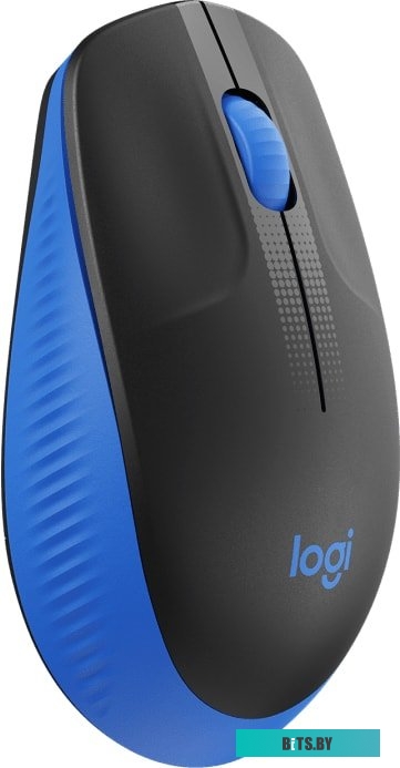 Мышь беспроводная Logitech M190, 1000dpi, Wireless/USB, Черный/Синий, 910-005925