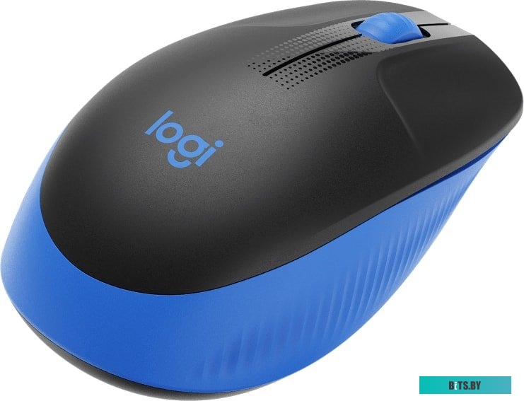 Мышь беспроводная Logitech M190, 1000dpi, Wireless/USB, Черный/Синий, 910-005925