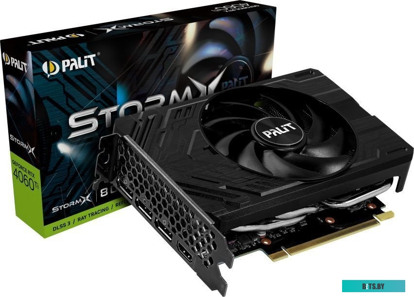 Видеокарта Palit GeForce RTX 4060 Ti StormX 8GB GDDR6 NE6406T019P1-1060F