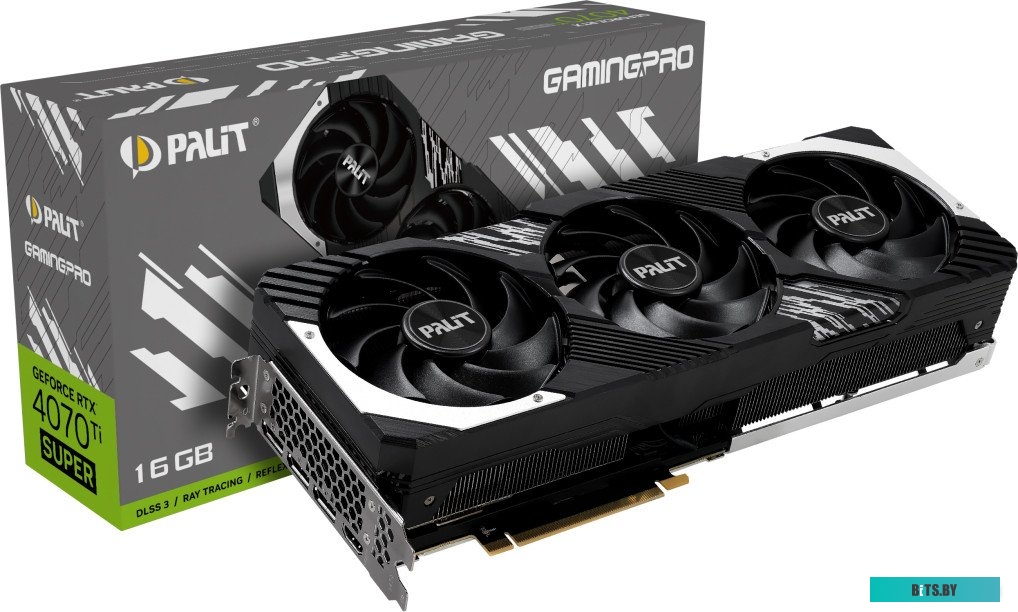 Видеокарта Palit GeForce RTX 4070 Ti Super GamingPro NED47TS019T2-1043A