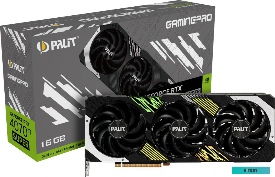 Видеокарта Palit GeForce RTX 4070 Ti Super GamingPro NED47TS019T2-1043A