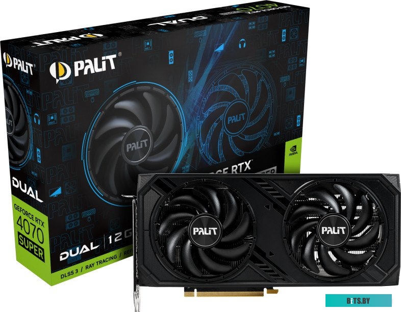 Видеокарта Palit GeForce RTX 4070 Super Dual NED407S019K9-1043D