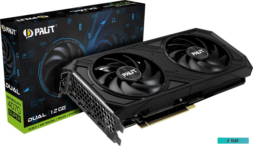 Видеокарта Palit GeForce RTX 4070 Super Dual NED407S019K9-1043D