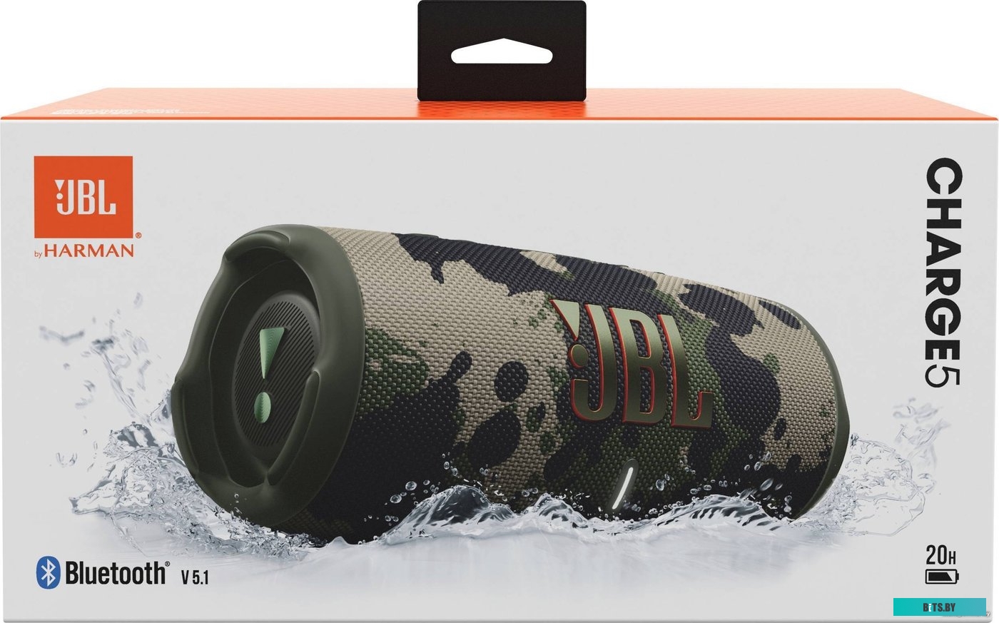 Беспроводная колонка JBL Charge 5 (камуфляж) <JBLCHARGE5SQUAD>