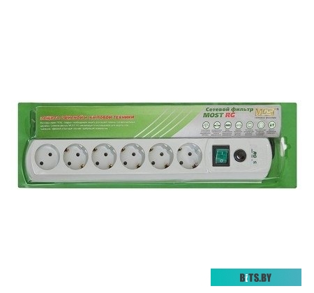 Сетевой фильтр (удлинитель) Most АRG 5 м (белый)