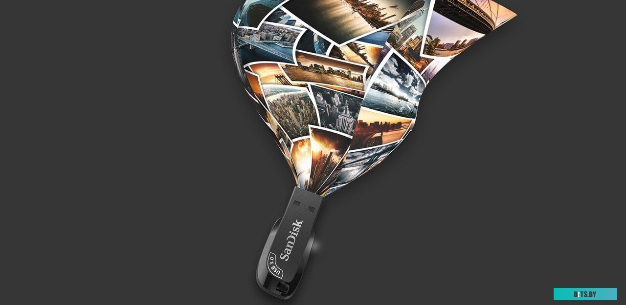 USB накопитель (Флешка) SanDisk Ultra Shift USB 3.0 64GB <SDCZ410-064G-G46>