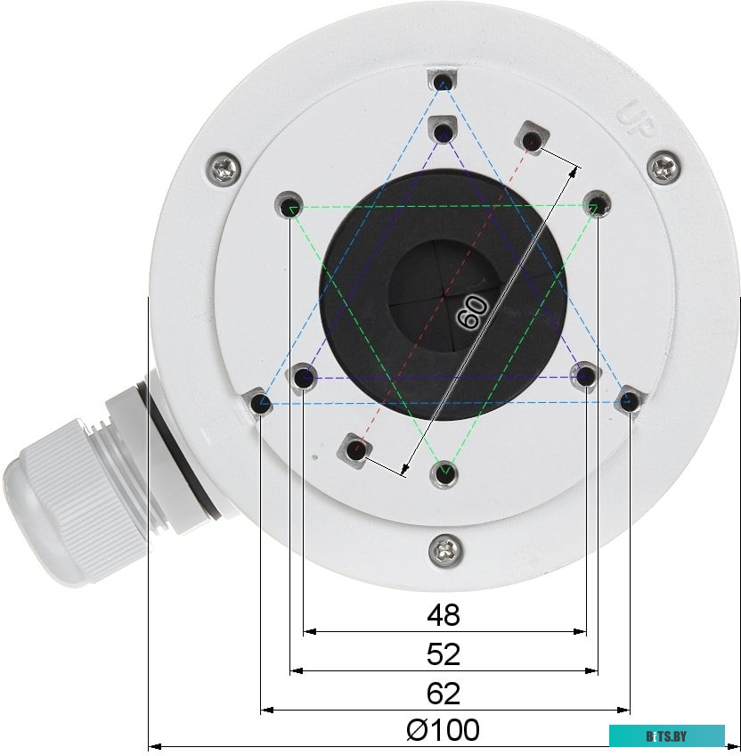 Кронштейн Hikvision DS-1280ZJ-XS