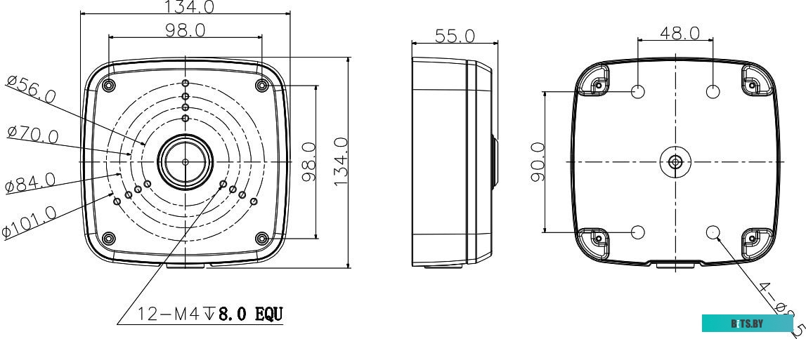 Монтажная коробка Dahua DH-PFA122