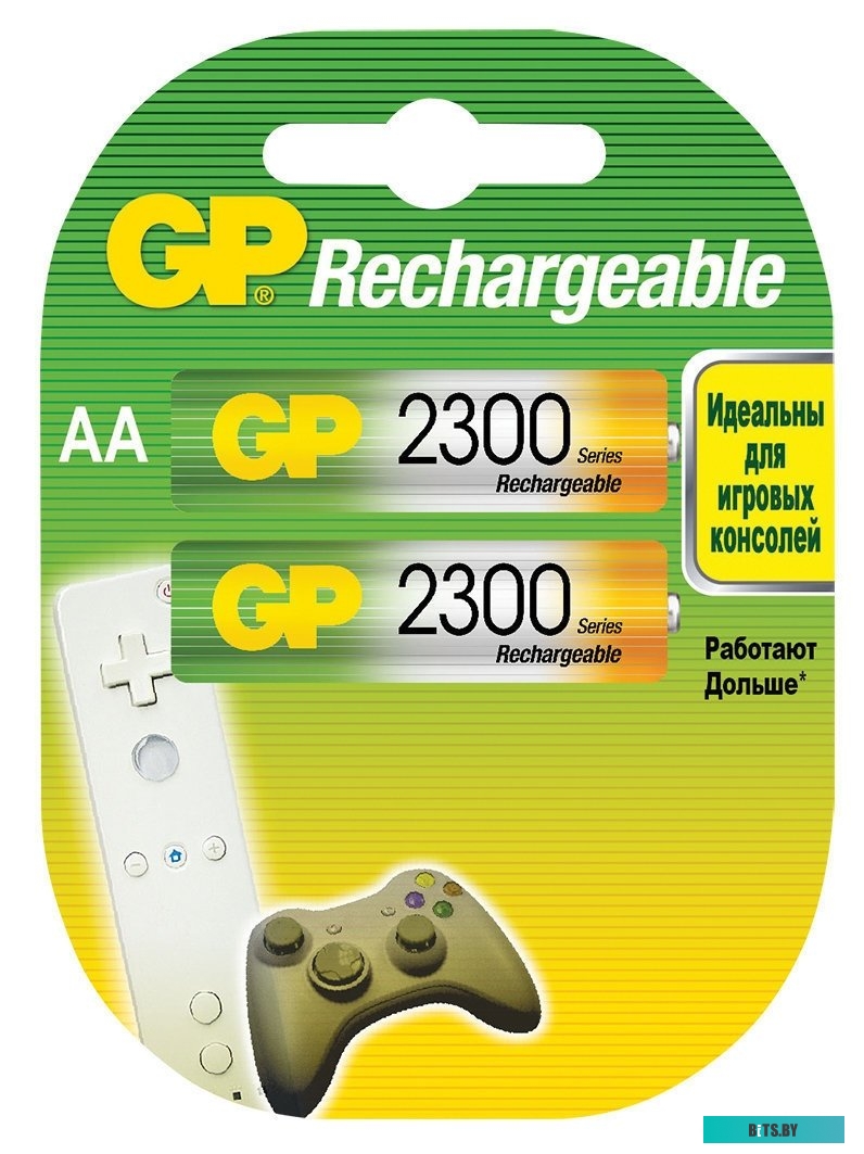 Аккумуляторы GP AA 2300mAh 2 шт. <230AAHC>