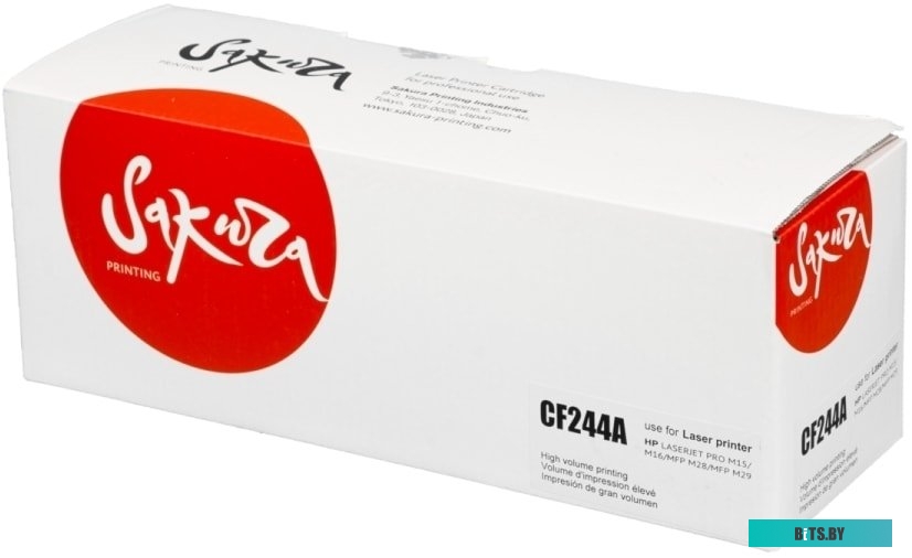 SACF244A Картридж Sakura SACF244A для HP LJ Pro M15a/M15w/M28a/M28w, черный, 1 000 к.