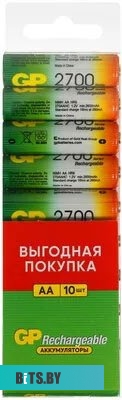 Аккумулятор GP 270AAHC AA NiMH 2700mAh (10шт)