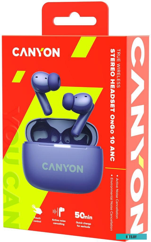 Наушники Canyon OnGo TWS-10 ANC CNS-TWS10PL