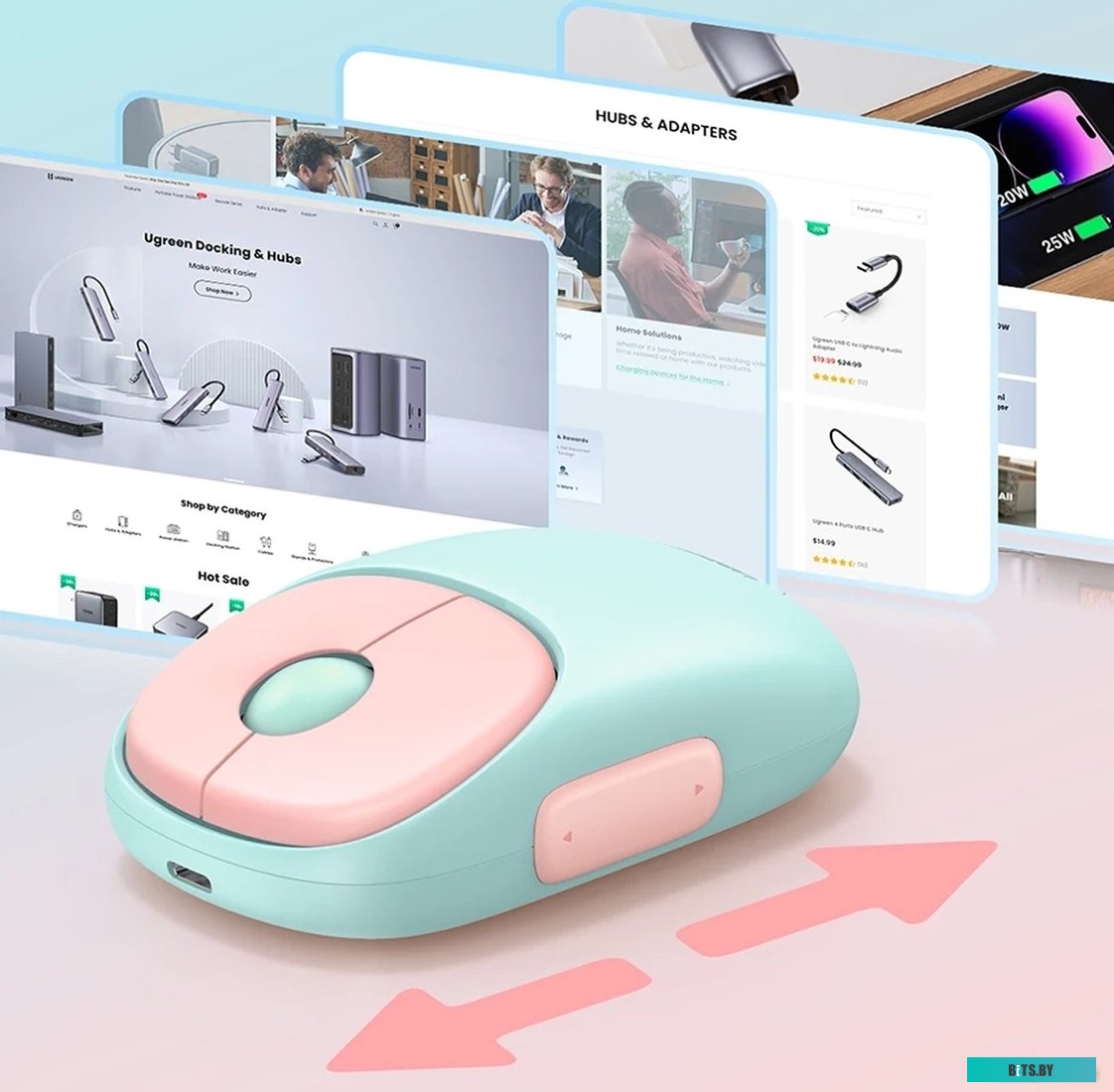 Мышь Ugreen Fun+ MU102 15722