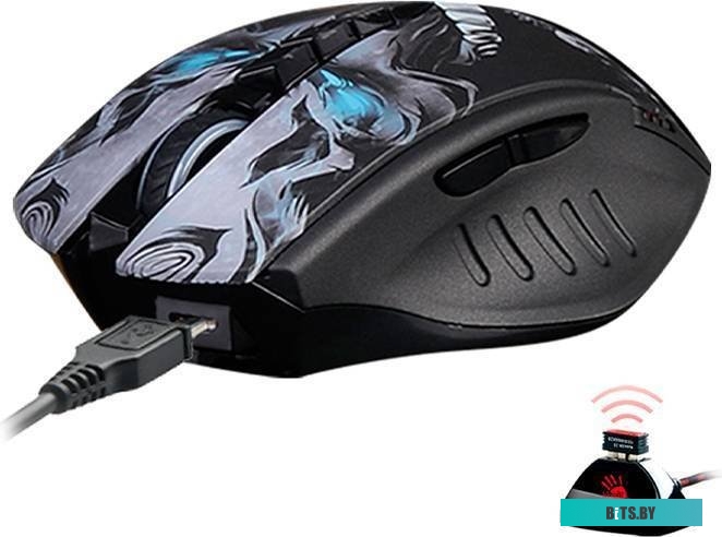 Мышь игровая A4Tech Bloody R80 Plus Skull
