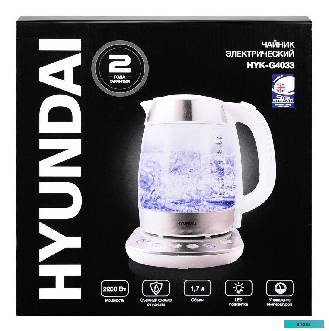 Электрочайник Hyundai HYK-G4033