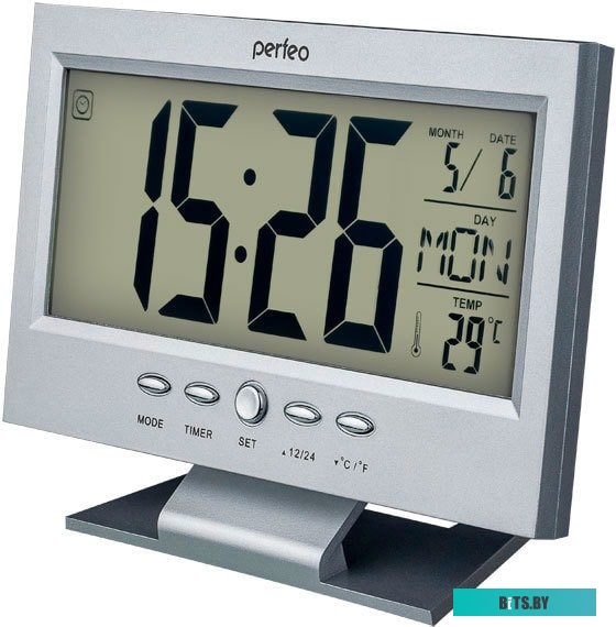 Часы Perfeo Set PF-S2618 (серебристый) <PF_A4852>