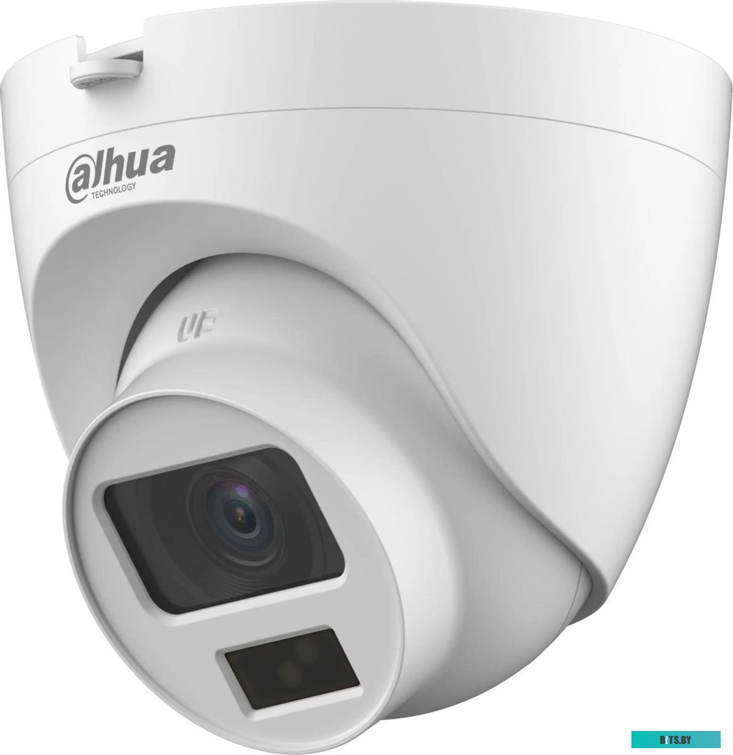 DH-HAC-HDW1500CLQP-IL-A-0280B Камера видеонаблюдения аналоговая Dahua DH-HAC-HDW1500CLQP-IL-A-0280B-S2 2.8-2.8мм HD-CVI HD-TVI цв. корп.:белый (DH-HAC