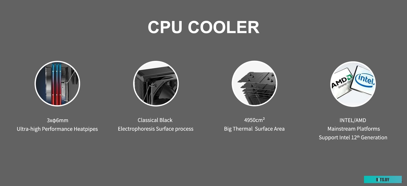 Кулер для процессора PCCooler Paladin EX300S