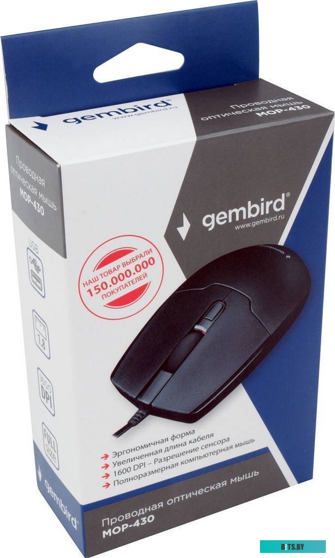 Мышь Gembird MOP-430