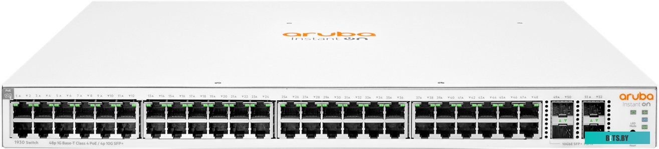 Управляемый коммутатор 2-го уровня Aruba Instant On 1930 48G Class4 PoE 4SFP/SFP+ 370W JL686B