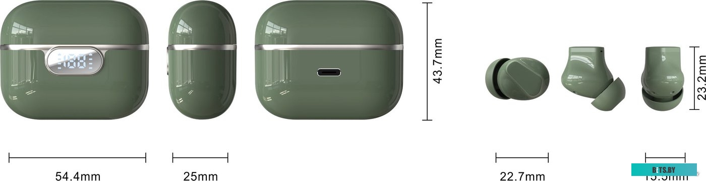 Наушники Venso VT-807 (зеленый)