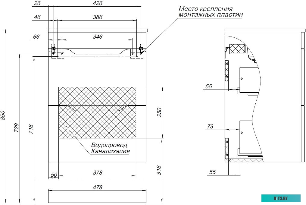 Клавиатура + мышь беспроводная Oklick 270M, Wireless/USB, Черный 337455