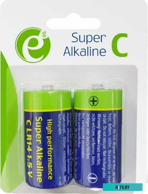 Батарейки EnerGenie Super Alkaline C 2 шт. EG-BA-LR14-01