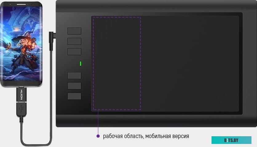 Графический планшет Huion HS95