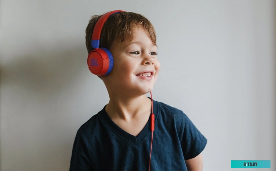 Наушники JBL JR310 (красный/синий) <JBLJR310RED>