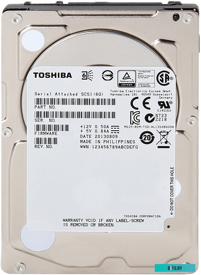 Жесткий диск/ HDD Toshiba SAS 300Gb 2.5"" 15K 64Mb 1 year warranty (replacement AL14SXB30EN, AL15SEB030N, ST300MP0006)