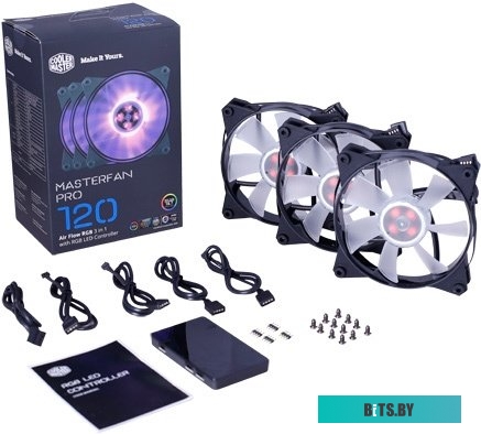 Кулер Cooler Master MasterFan Pro 120 Air Flow RGB MFY-F2DC-113PC-R1 (3 шт)