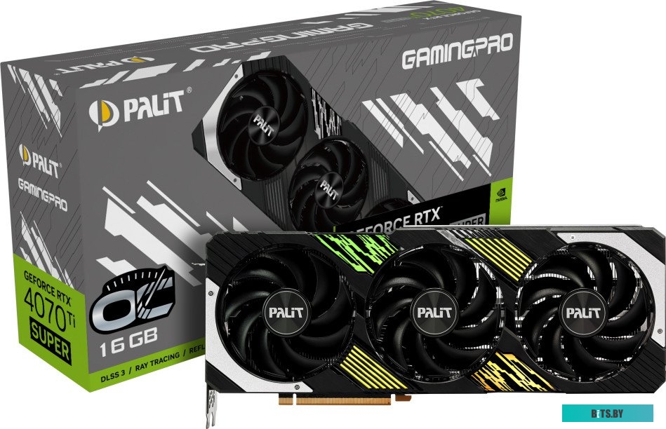 Видеокарта Palit GeForce RTX 4070 Ti Super GamingPro OC 16GB NED47TSH19T2-1043A