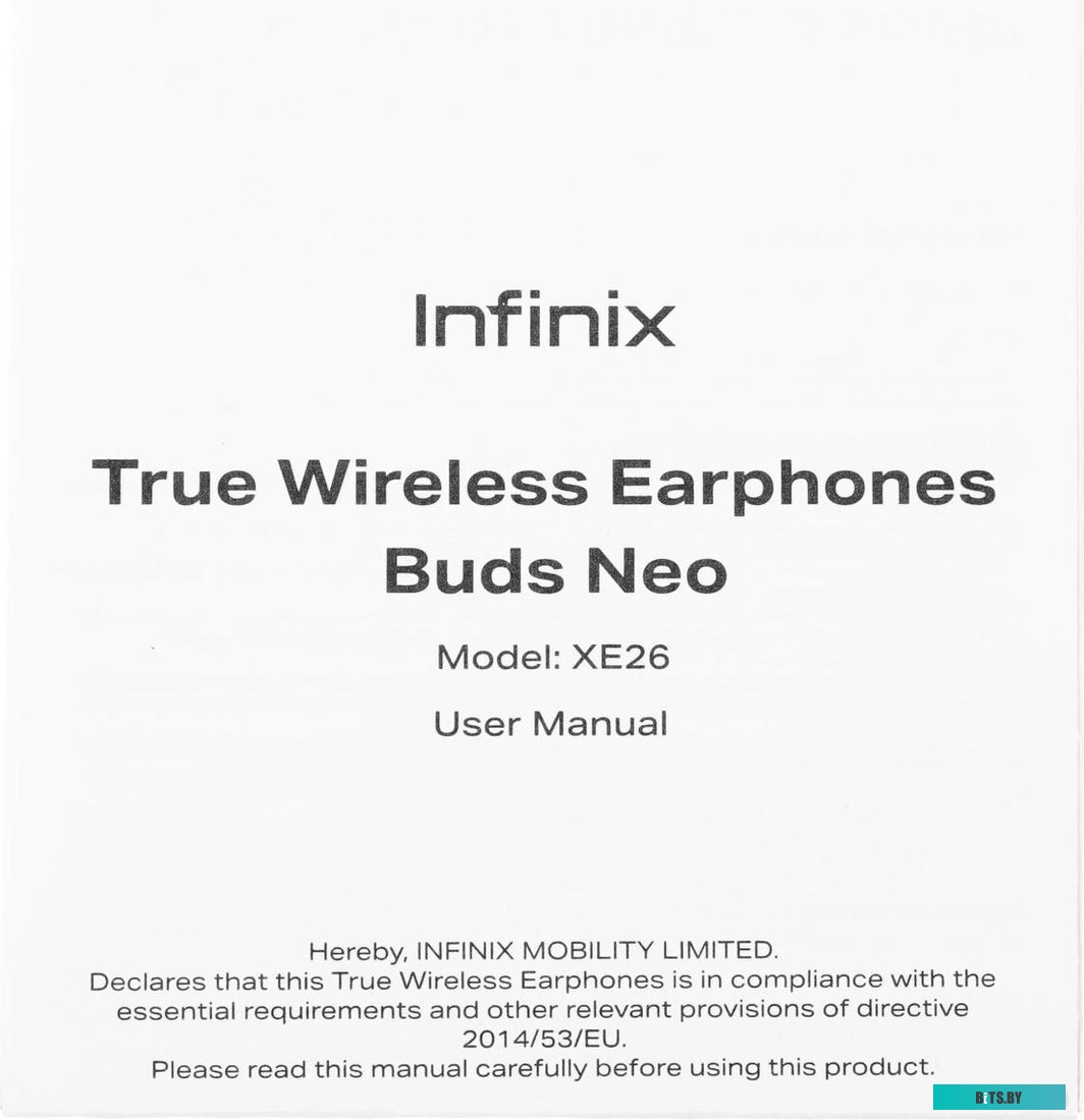Наушники Infinix Buds Neo XE26