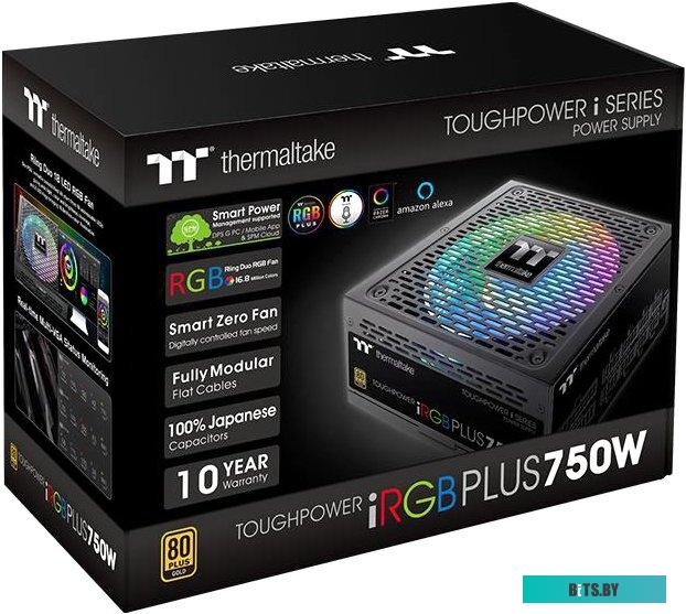 Блок питания Thermaltake Toughpower iRGB PLUS 750W Gold TT Premium Edition TPI-750DH3FCG <PS-TPI-0750F3FDGE-1>