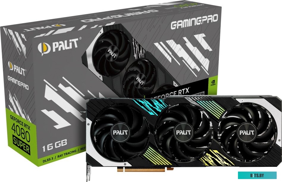 Видеокарта Palit GeForce RTX 4080 Super GamingPro 16GB NED408S019T2-1032A