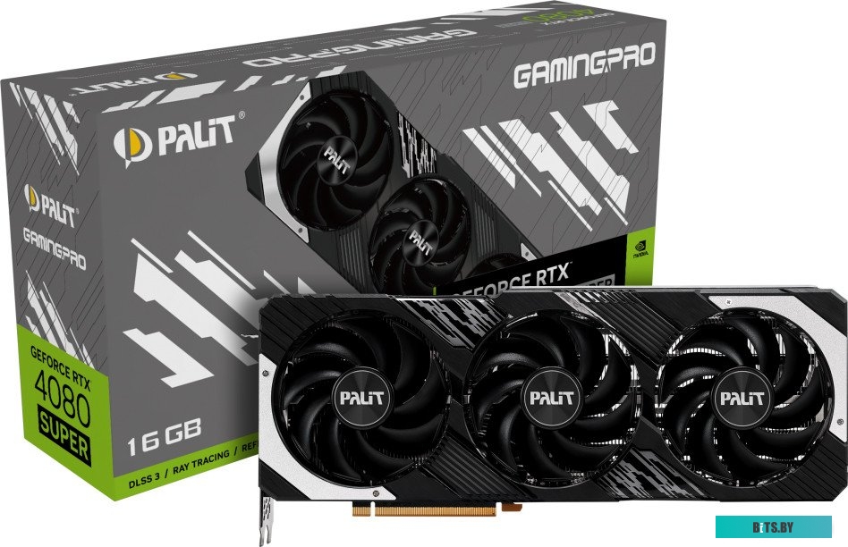 Видеокарта Palit GeForce RTX 4080 Super GamingPro 16GB NED408S019T2-1032A