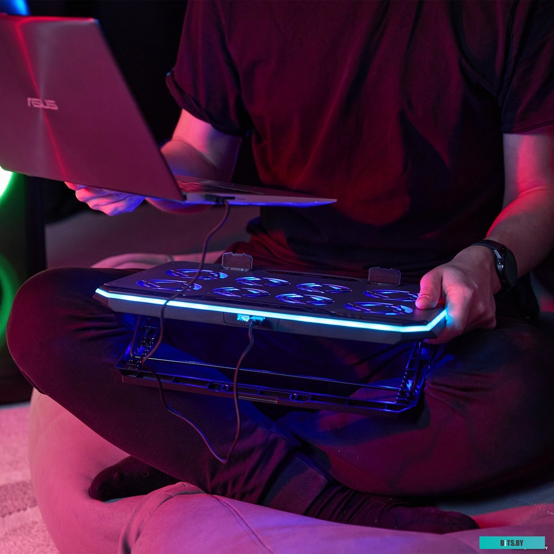 Подставка для ноутбука Evolution LCS-06 RGB 4812755006727